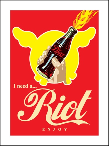 Riot by D*Face